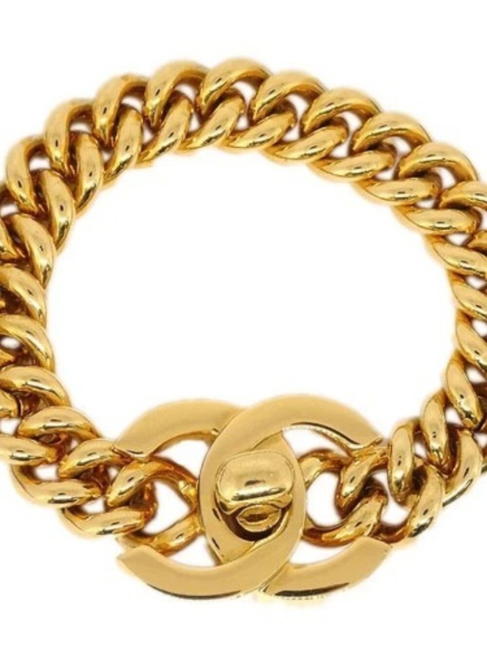Chanel Turnlock Bracelet Gold 95A 167444